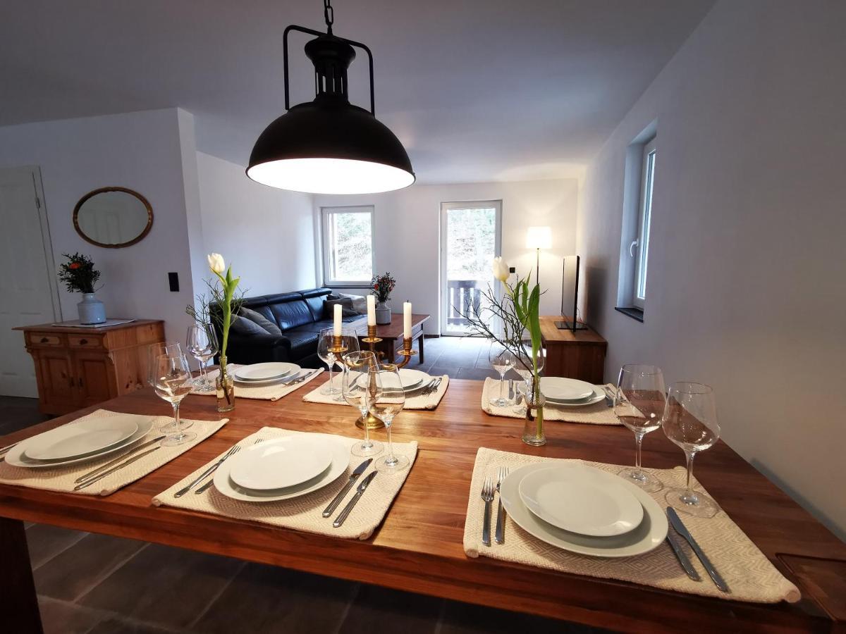 Alte Baeckerei Appartement Bescheid Buitenkant foto