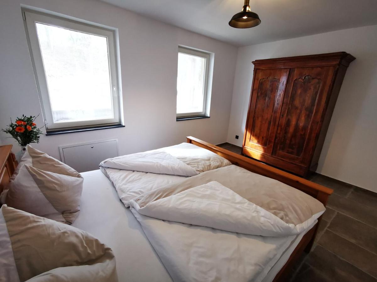 Alte Baeckerei Appartement Bescheid Buitenkant foto