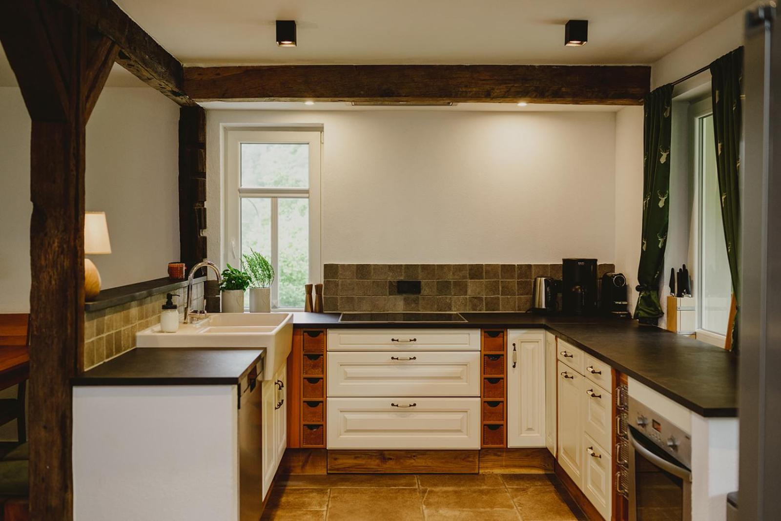 Alte Baeckerei Appartement Bescheid Buitenkant foto