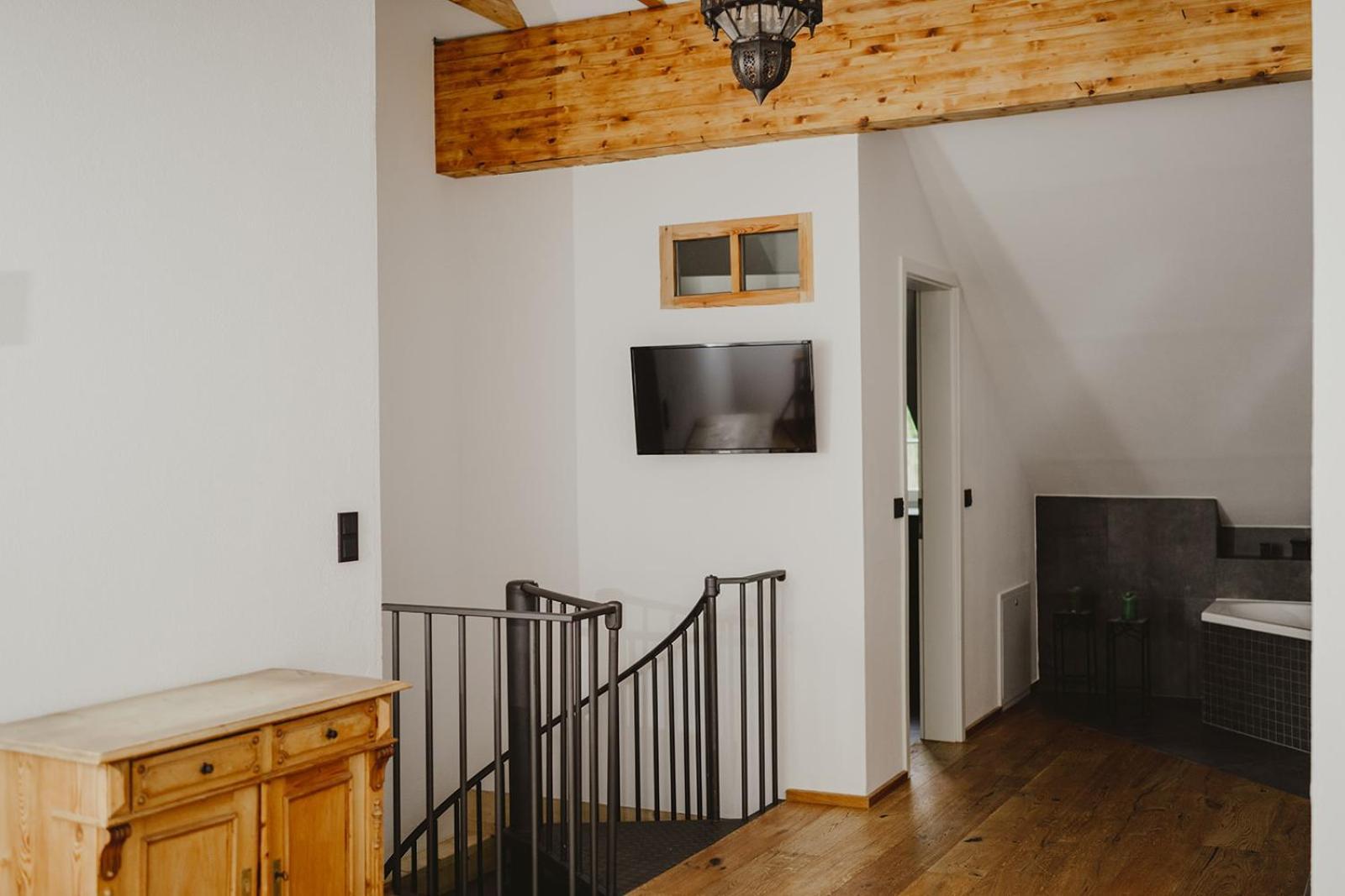 Alte Baeckerei Appartement Bescheid Buitenkant foto