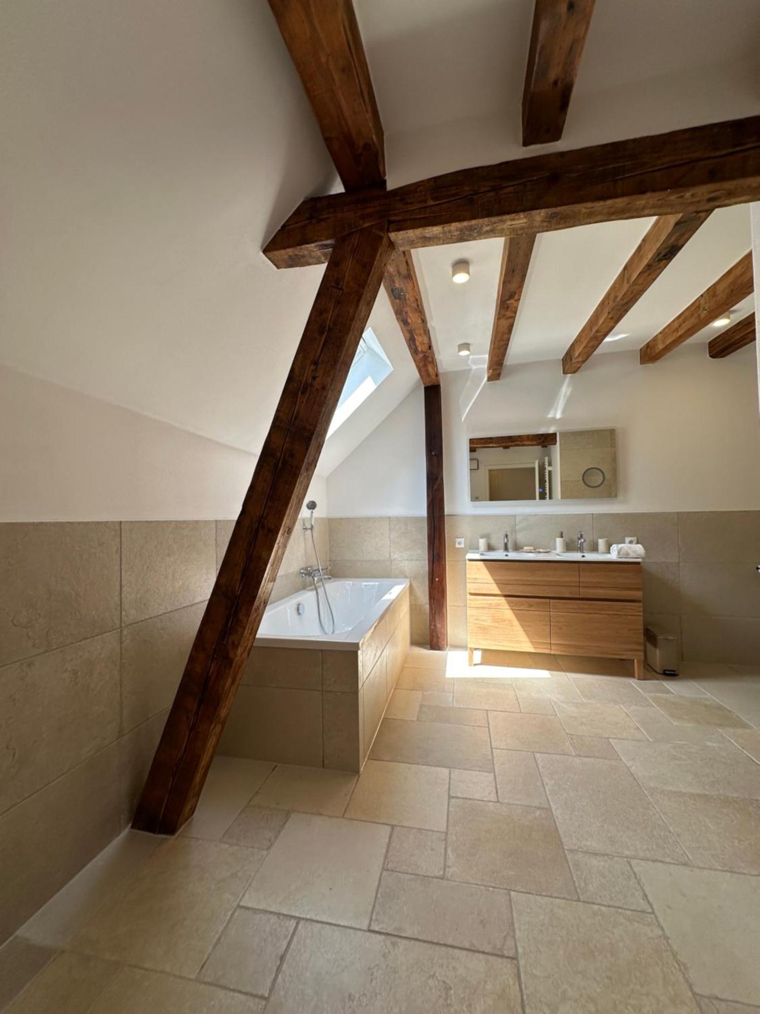 Alte Baeckerei Appartement Bescheid Buitenkant foto