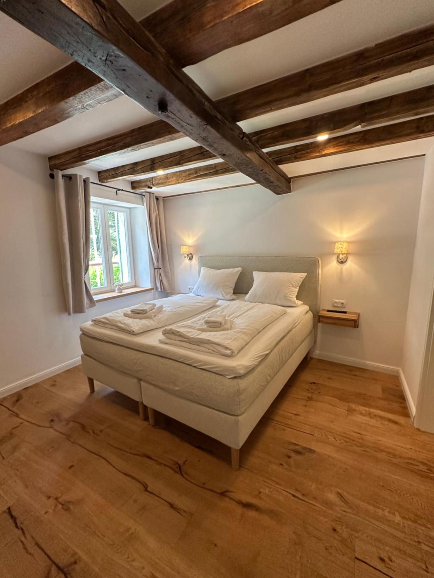 Alte Baeckerei Appartement Bescheid Buitenkant foto