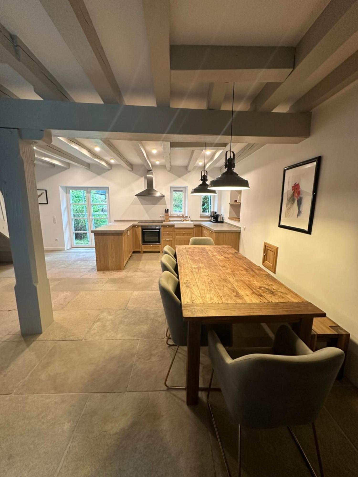 Alte Baeckerei Appartement Bescheid Buitenkant foto